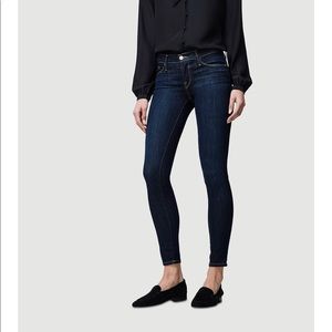 Frame denim mid rise skinny jeans